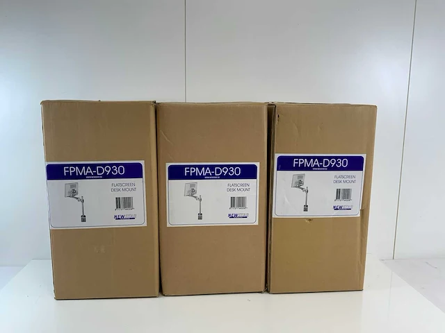Newstar (fpma-d930) flat screen desk mounts (new) (3x) - afbeelding 1 van  7