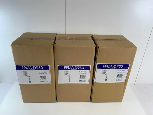 Newstar (fpma-d930) flat screen desk mounts (new) (3x) - afbeelding 2 van  7