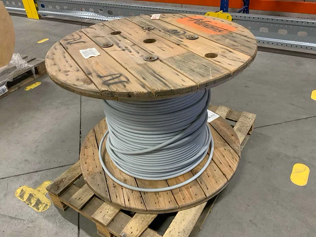 Nexans 5g6 mm2 150m op haspel - afbeelding 1 van  4