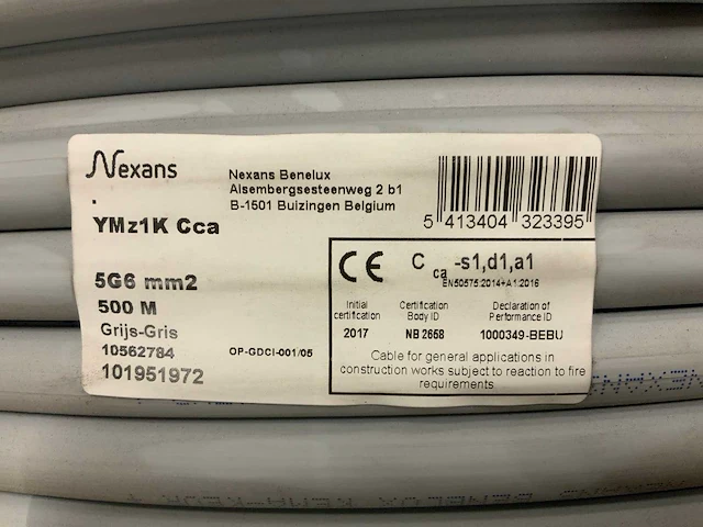 Nexans 5g6 mm2 rol 500m - afbeelding 6 van  6