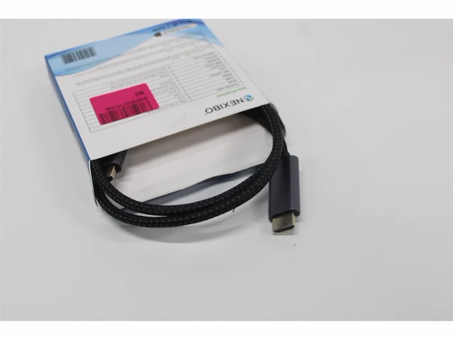 Nexibo premium hdmi 2.1 kabel 8k ultra hd 48gbps ultra high speed 120hz gevlochten nylon 1m - afbeelding 2 van  2