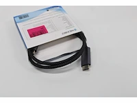 Nexibo premium hdmi 2.1 kabel 8k ultra hd 48gbps ultra high speed 120hz gevlochten nylon 1m - afbeelding 2 van  2