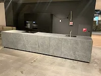 Next / miele / bora / atag rechte aanbouwkeuken met eiland