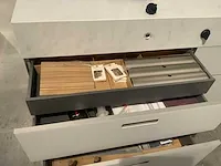 Next / siemens l-vormige keukenopstelling met apparatuurwand - afbeelding 33 van  64