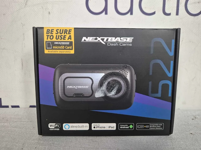 Nextbase 522gw quad hd dashcam - bluetooth & wifi - gps - afbeelding 2 van  3
