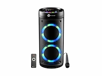 Ngear lpg26r let's go party bluetooth luidspreker met karaokemicrofoon zwart - afbeelding 1 van  4