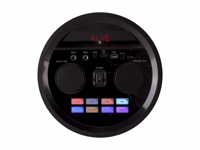 Ngear lpg26r let's go party bluetooth luidspreker met karaokemicrofoon zwart - afbeelding 3 van  4
