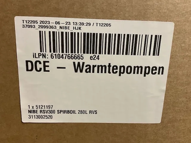 Nibe - boiler 300 - spiraalboiler - afbeelding 3 van  3