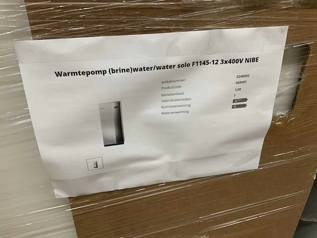 Nibe f1145-12 warmtepomp (water/water) - afbeelding 4 van  4