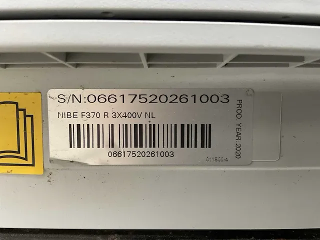 Nibe f370 warmtepomp (2x) - afbeelding 10 van  10