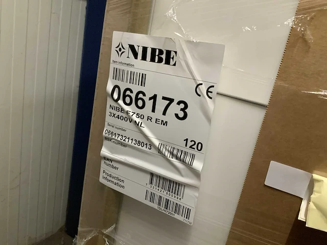 Nibe f750 r em (3x400v) warmtepomp (lucht/water) - afbeelding 6 van  6