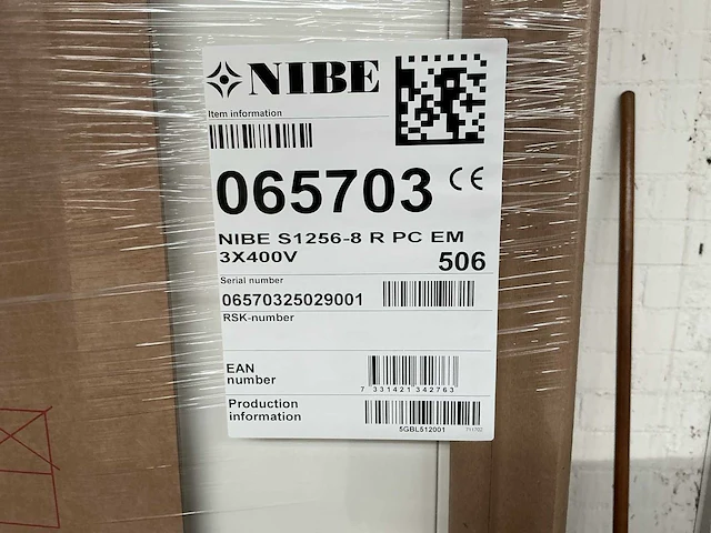 Nibe nibe s1256-8 r pc em warmtepomp - afbeelding 3 van  3
