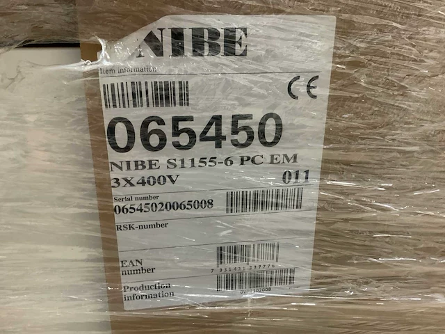 Nibe s1155-6 pc em warmtepomp (water/water) - afbeelding 3 van  3