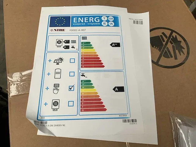 Nibe s735 f0002-a-007 ventilatielucht water warmtepomp - afbeelding 11 van  13