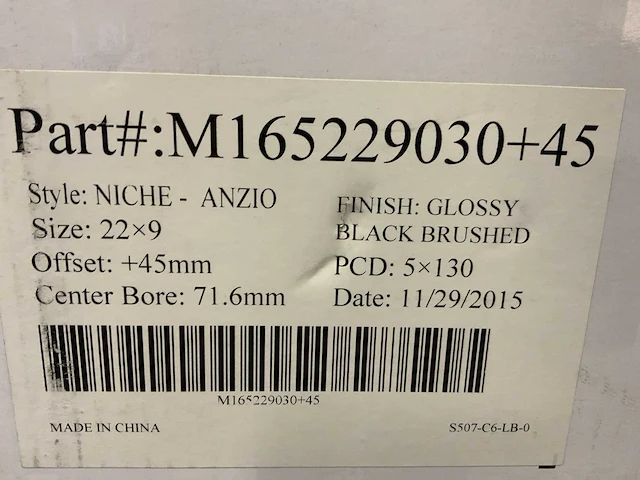 Niche m165 anzio aluminium velg (4x) - afbeelding 5 van  5