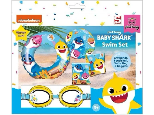 Nickelodeon zwemset met duikbril baby shark 2 sets b007 - afbeelding 1 van  5