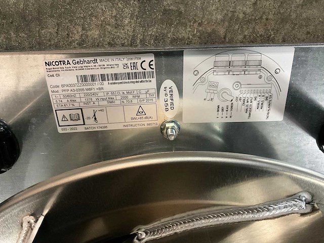 Nicotra gebhardt pfp a3-0355 rvs radiaalventilator (4x) - afbeelding 10 van  10