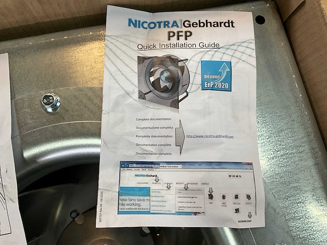 Nicotra gebhardt pfp a3-0355 rvs ventilator (6x) - afbeelding 3 van  11