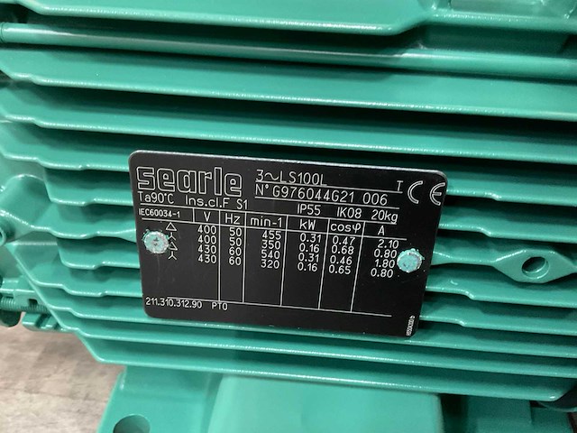 Nidec driefase inductiemotor - afbeelding 6 van  12