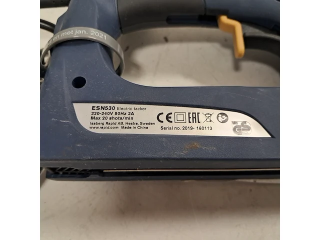 Nietapparaat 14mm 230v ~, esselte rapid, esn530, 2019 - afbeelding 4 van  4