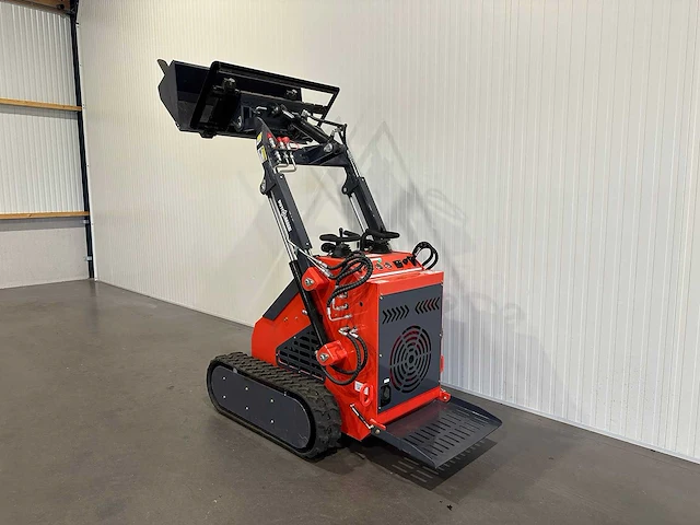 Nieuwe dutch loader shovel infront - skidster - minishovel - schranklader met rupsbanden - afbeelding 3 van  15