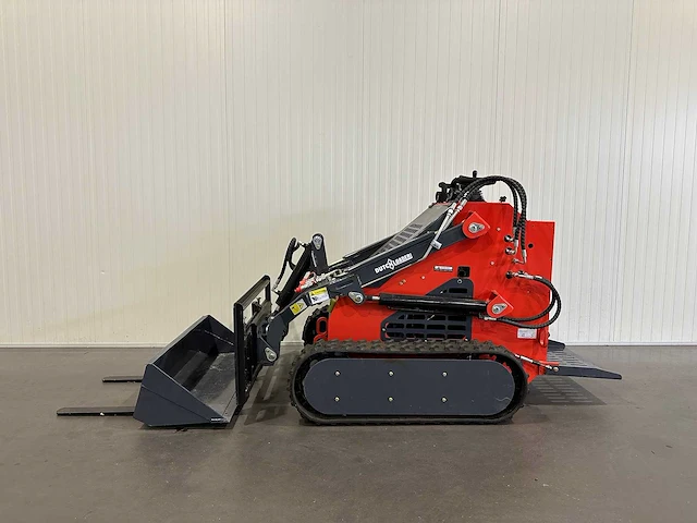 Nieuwe dutch loader shovel infront - skidster - minishovel - schranklader met rupsbanden - afbeelding 8 van  15