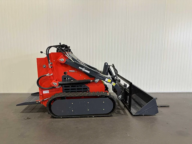 Nieuwe dutch loader shovel infront - skidster - minishovel - schranklader met rupsbanden - afbeelding 12 van  15