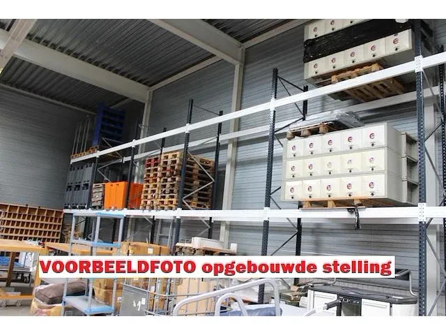 Nieuwe palletstelling bestaande uit 25 staanders en 100 leggers. onderdeel van combinatiekavel combinatiekavel van nieuwe palletstelling met in totaal 92 staanders en 364 leggers. kavels s002, s011, s012 en s013. - afbeelding 4 van  12