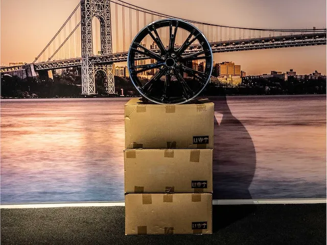 Nieuwe set 20 inch velgen past op passat/a4/a5/a6/q3/q5 nieuw in doos - afbeelding 3 van  3