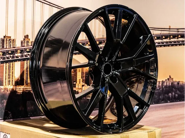 Nieuwe set 22 inch velgen past op tiguan/a6/a7/a8/q3/q5 nieuw in doos. - afbeelding 2 van  3