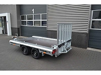 Nieuwe vlemmix machinetransporter 2700 kg (2 x as 1350 kg) 300x150x34cm 2024