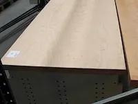 Nieuwe werkbank ottokind voorzien van ladekast en onderplateau met afmeting 176 x 75 x 86 cm. - afbeelding 3 van  3