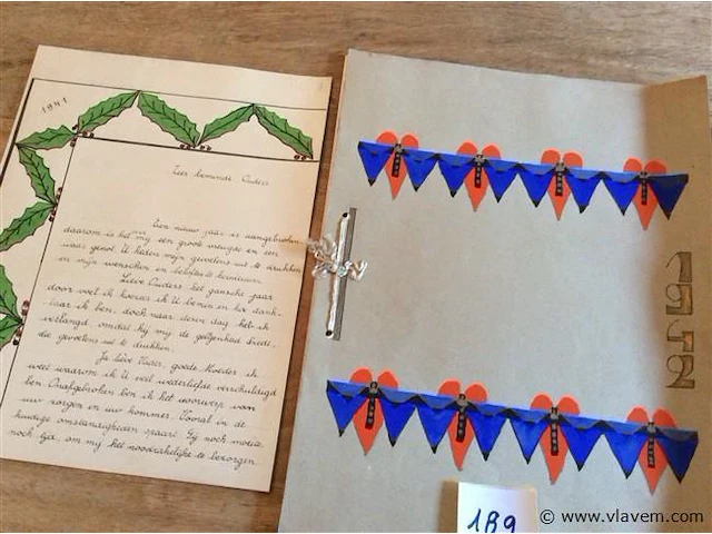 Nieuwjaarsbrieven j'40 - afbeelding 2 van  4
