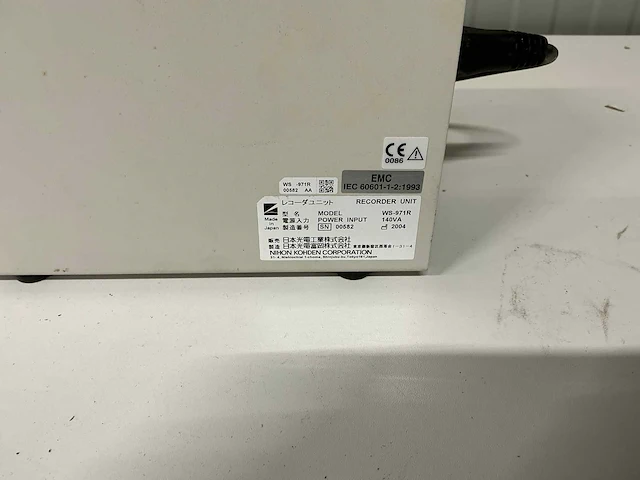 Nihon kohden ws-971r printer - afbeelding 2 van  3
