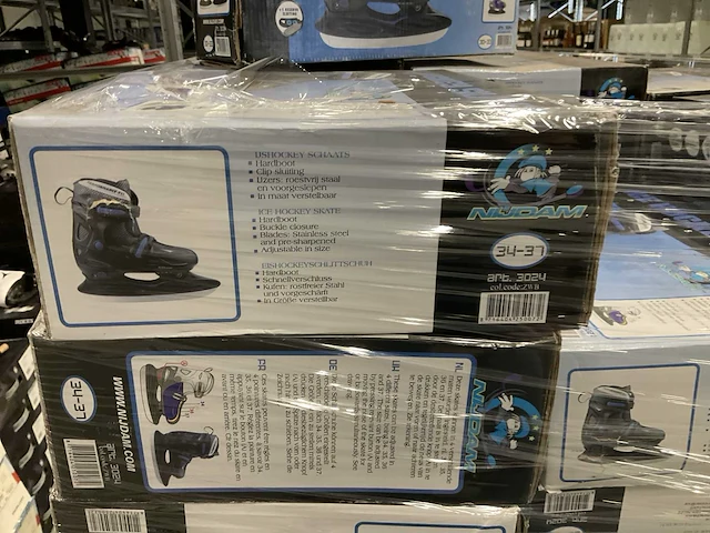Nijdam adjustable ice hockey skates diverse maten. (80x) - afbeelding 3 van  3