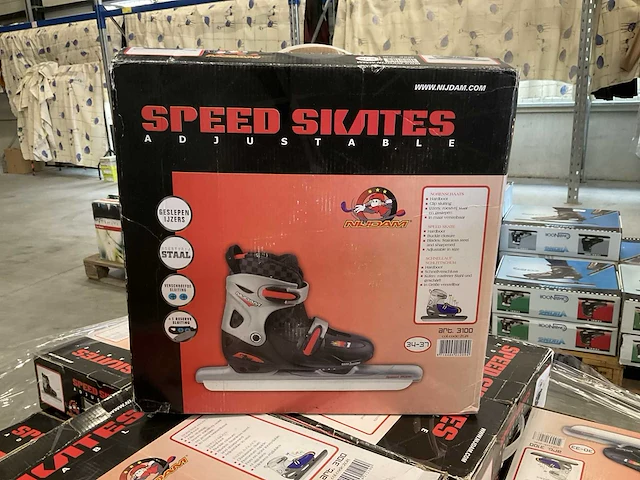 Nijdam adjustable speed skates diverse maten (39x) - afbeelding 1 van  3