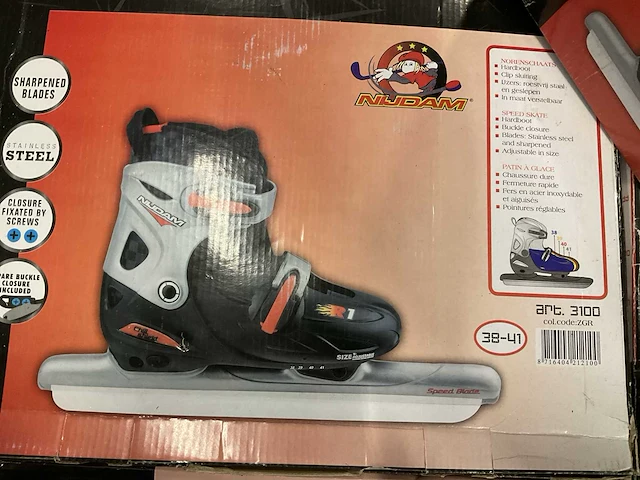 Nijdam adjustable speed skates diverse maten (39x) - afbeelding 2 van  3