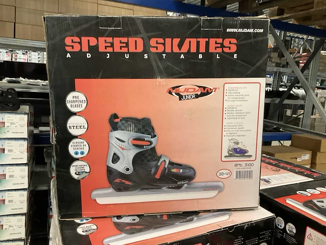 Nijdam adjustable speed skates junior diverse maten (64x) - afbeelding 1 van  4