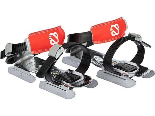 Nijdam glij-ijzers kids - bobbin' skoot - verstelbaar - maat 24-34 - zwart - afbeelding 1 van  2