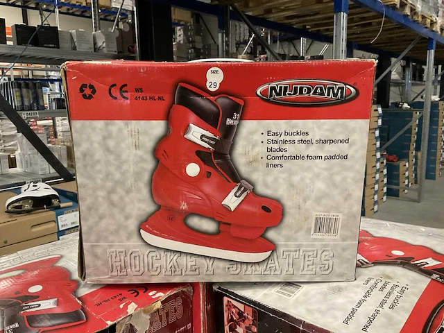 Nijdam hockey skates schaatsen diverse maten (49x) - afbeelding 1 van  6