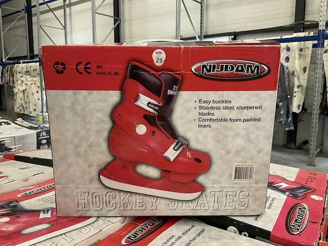 Nijdam hockey skates schaatsen maat 28/29 (80x) - afbeelding 1 van  3