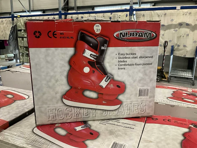 Nijdam hockey skates schaatsen maat 28/29&31 (66x) - afbeelding 1 van  3