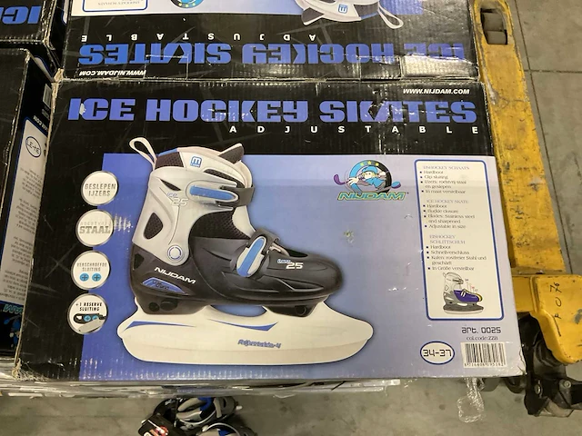 Nijdam ice 25 verstelbare ijshockeyschaatsen maat 34-37 (87x) - afbeelding 3 van  3