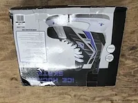 Nijdam-ice hockey skate semi softboot zwart/blauw maat 44 - afbeelding 2 van  2