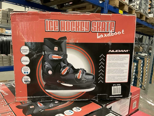 Nijdam ice hockey skates hardboot diverse maten (40x) - afbeelding 1 van  7