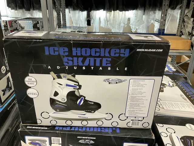 Nijdam junior ih-46 verstelbare ijshockeyschaatsen (70x) - afbeelding 5 van  5