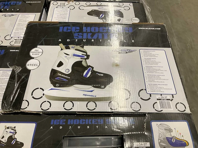 Nijdam partij adjustable ice skates (104x) - afbeelding 3 van  3