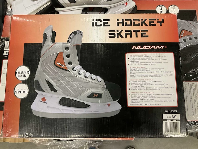 Nijdam xx3 ijshockeyschaatsen (37x) - afbeelding 4 van  4