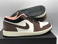 Nike air jordan 1 low se lt chocolate/crimson bliss sneakers 42 - afbeelding 1 van  2