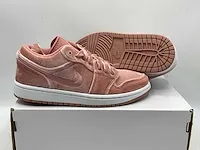 Nike air jordan 1 low se rust pink-white sneakers 36,5 - afbeelding 1 van  2
